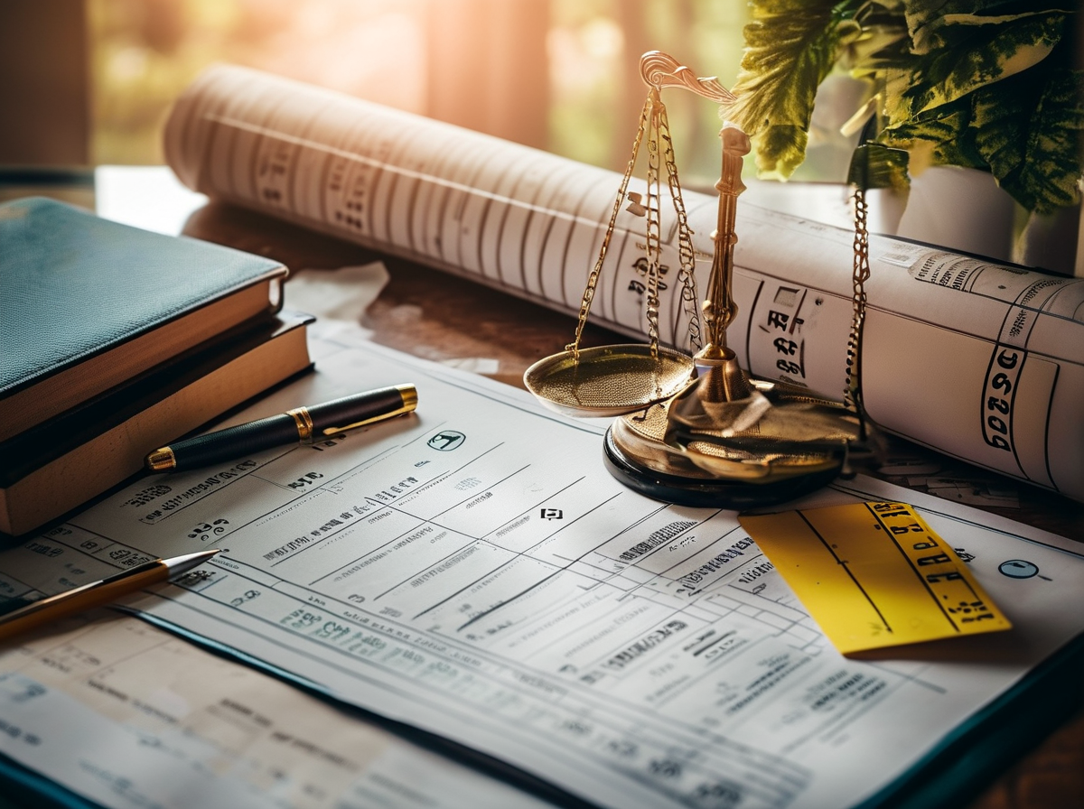 Customs documents tariff classification and trade paperwork on desk